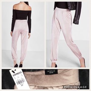 Washed Satin Jogger Pant